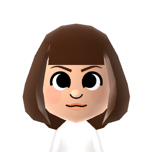 058 Mii character: this Mii can be seen at the start of AKB48+Me