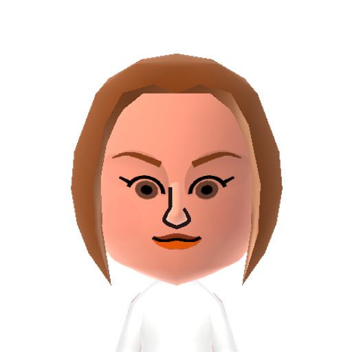 Elizabeth Mii character: A Mii found in unused WaraWara files