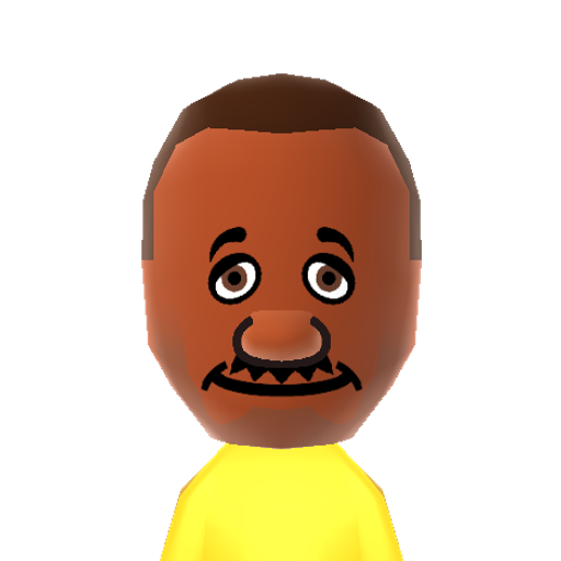 Danny Mii character: A Mii from Wii Sports Resort: Meme Squad, a mod for Wii Sports Resort