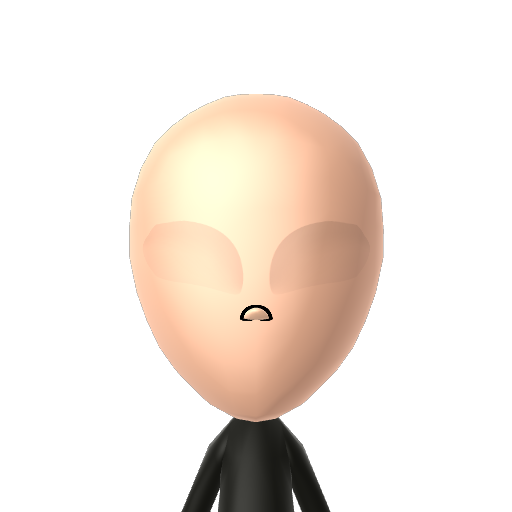 Slenderman Mii character: These are extracted and derived from the Mii Central Miis from the 3DS Miitopia.