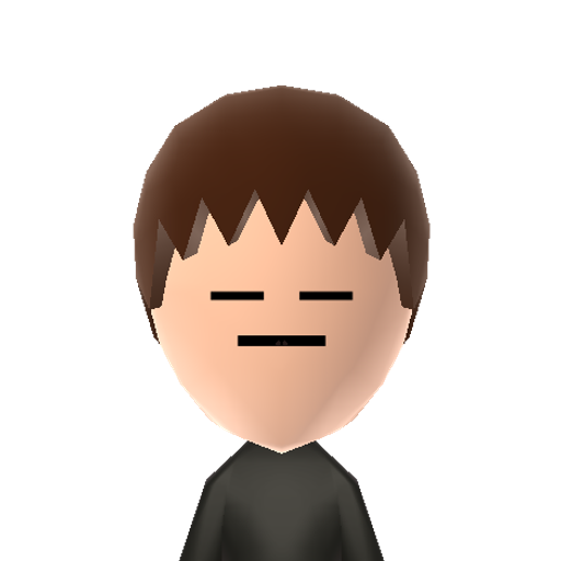asleep Mii character preview