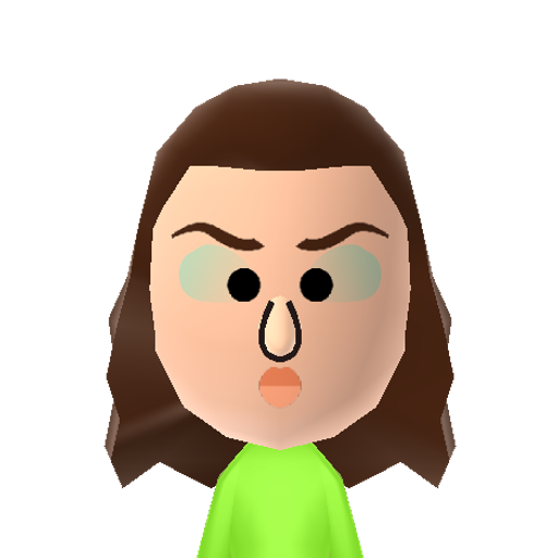 NINTENDO Mii character: A Mii found in unused WaraWara files