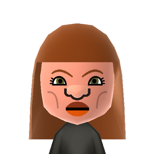 Lena Mii character: A Mii from Press Sports, a mod for Wii Sports.