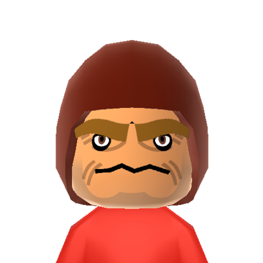 Wrex Mii character: Krogan buddy from Mass Effect.