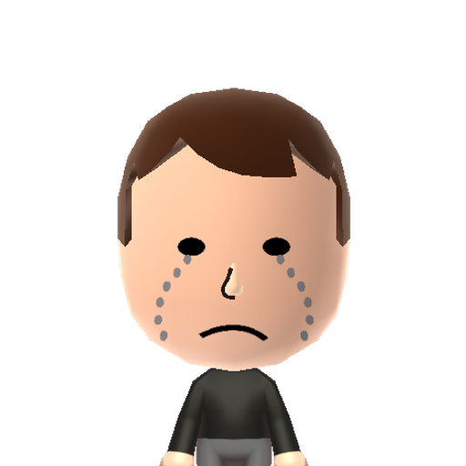 FNAF4 Kid Mii character: The constantly crying child that appears in the minigames in "Five Nights at Freddy's 4".