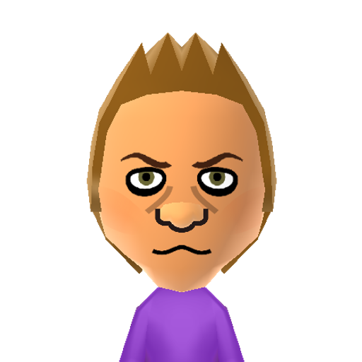 Clint Mii character: Jeremy Renner as Hawkeye, member of the Avengers.