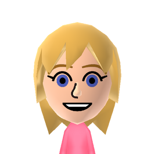 Hannah Mii character preview