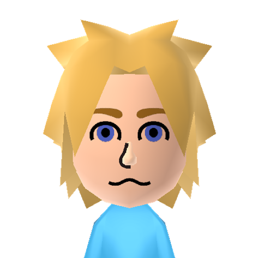 Hayden Mii character: A Mii used for Nintendo Network ID Xephyr426 by Hayden.