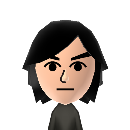 Nico Mii character: Nico is the son of Hades and half-brother of Hazel Levesque. From "Percy Jackson & the Olympians" in the "Camp Half-Blood" chronicles.