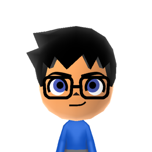 コナン Mii character: These are extracted and derived from the Mii Central Miis from the 3DS Miitopia.