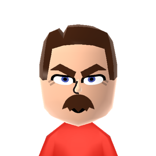 RonSwanson Mii character preview