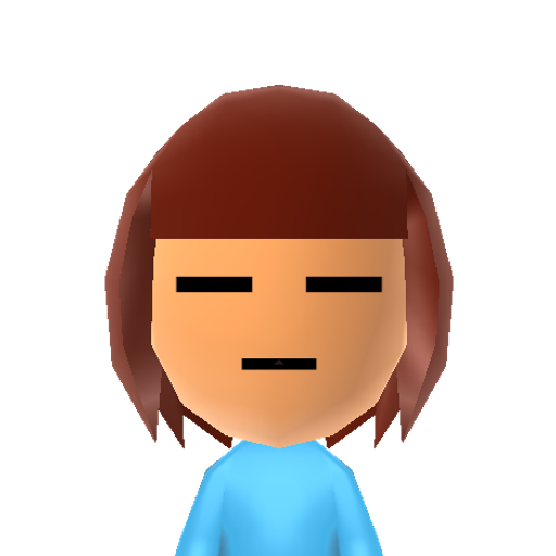 Frisk Mii character preview