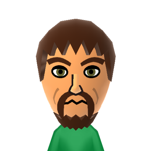 Saverio Mii character: A Mii from Preston's Custom Mii Modpack (WS)