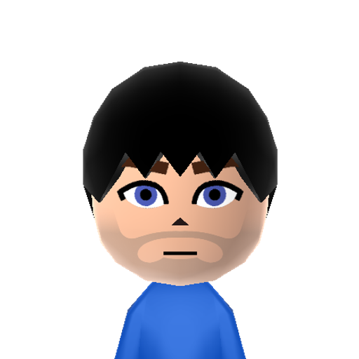 Cedric Mii character preview