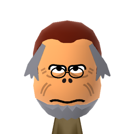 Cranky Mii character: The arcade Donkey Kong, as well as the current DK's (grand)father.