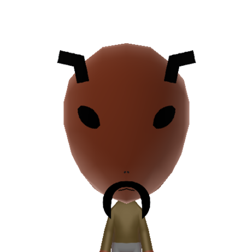 Ant Mii character: This guys is usually hanging around food.