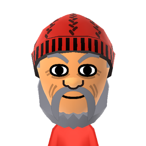 Gwonam Mii character: Wizard on a flying carpet from the non-canonical CD-i game "Link: The Faces of Evil". Squadala!