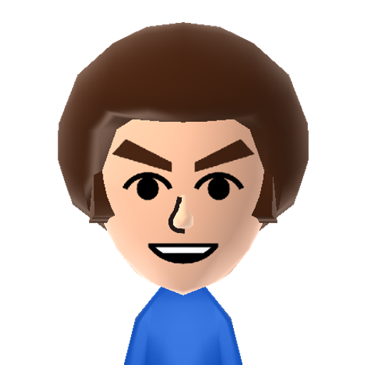 Stampy Mii character: The famous YouTuber StampyLongNose also known as StampyLongHead.