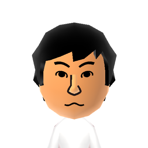 ピロシキ Mii character: a Staff Mii from Skater Cat