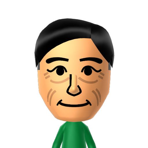 つかの Mii character: A Mii from Jinsei Game Wii
