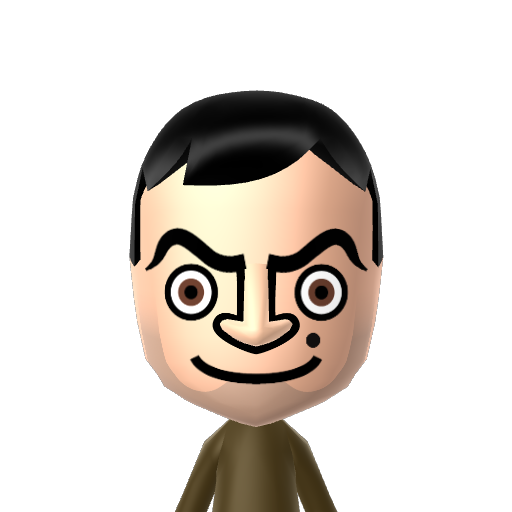 Mr. Bean Mii character: These are extracted and derived from the Mii Central Miis from the 3DS Miitopia.