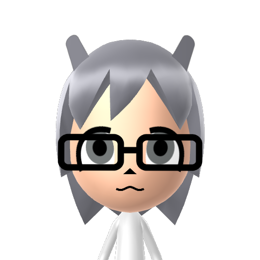 Mr. Wolf Mii character: from My Wii U Friend List (July 2017) [@ZiplocRules2013]