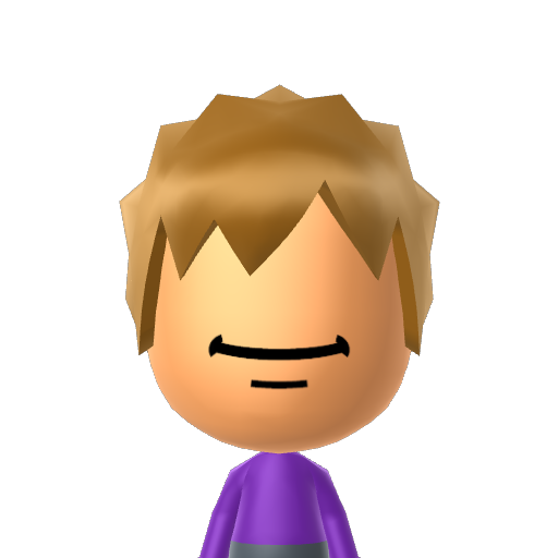 Tuff Mii character: a Mii used in Mii Fighter QR Codes Series / Custom Mii Fighter Versus