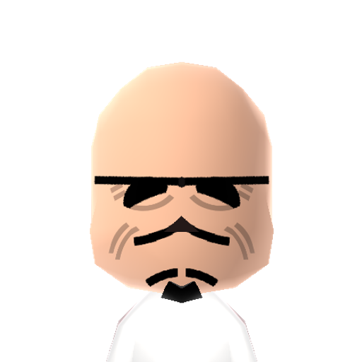 StormTroop Mii character: A member of the Emperor's army from the "Star Wars" movies.