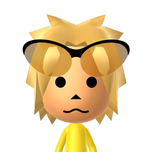 Folquad Mii character: A Mii from MiracilousMirica 199's Felitopia streams (without makeup)