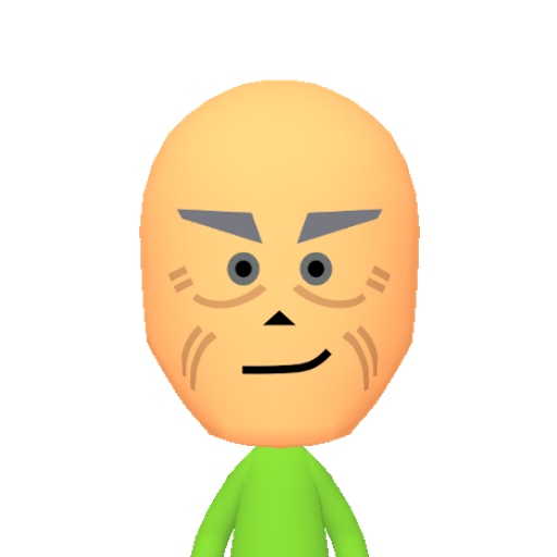 no name Mii character: This Mii is from the Switch SDK as a SampleDB Mii.