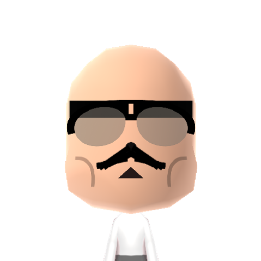 Trooper Mii character: A member of the Empire's army of clones in the Star Wars movies.