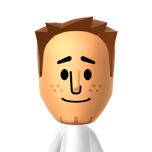 Rodney Mii character: from Total Drama Miis QR Codes [@michellemagnuson5108]