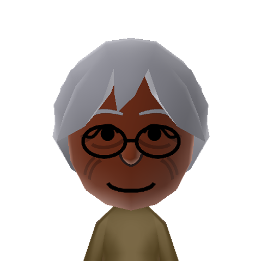 ババ Mii character: A Mii from Jinsei Game Wii