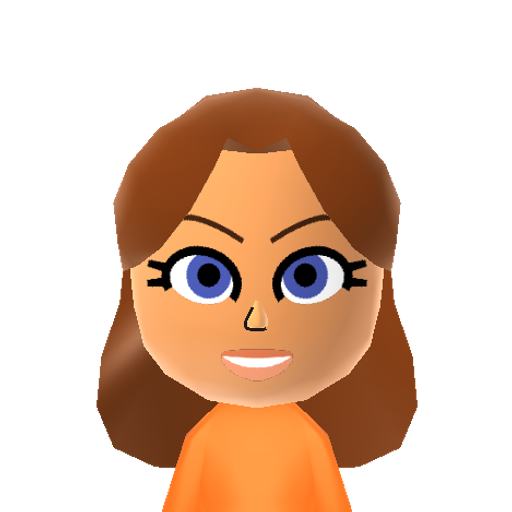 Daisy Mii character: The princess of Sarasaland in the Mario series.