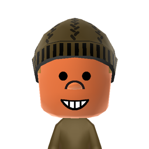 たなかもぐら Mii character: a Happy Hammerin' Staff Mii