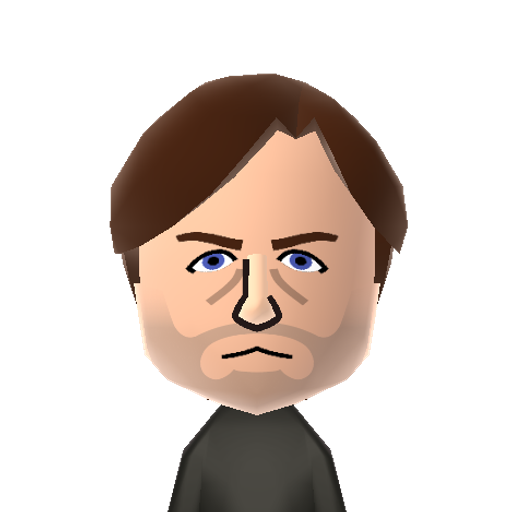 Governor Mii character: From the TV show, "The Walking Dead." Played by Dave Morrissey.