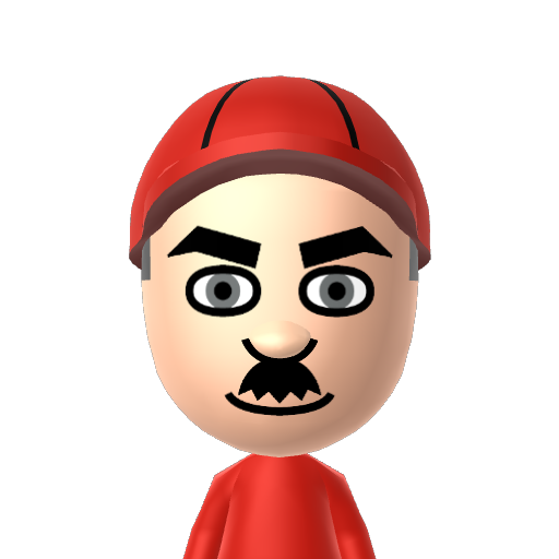 mario Mii character: A Mii from my childhood Wii.