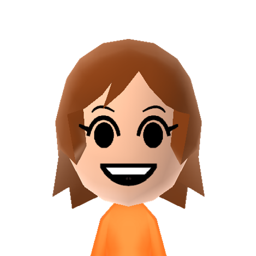 Mama Mii character: A cook who loves to teach others how to do things from the "Cooking Mama" games. Being a house wife with many skills and talent, she loves to garden, baby sit, craft, and go camping.