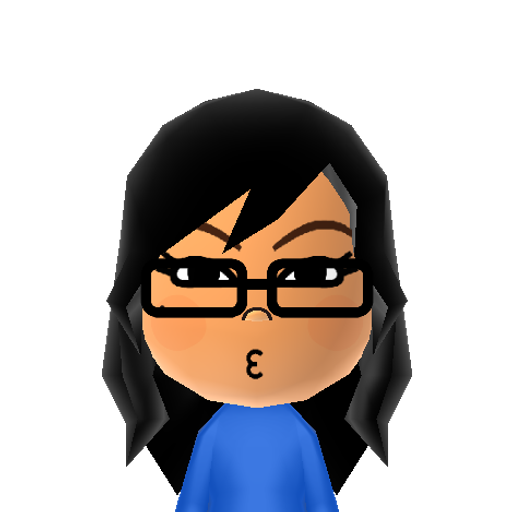 Mimi Mii character: A mii my bff made