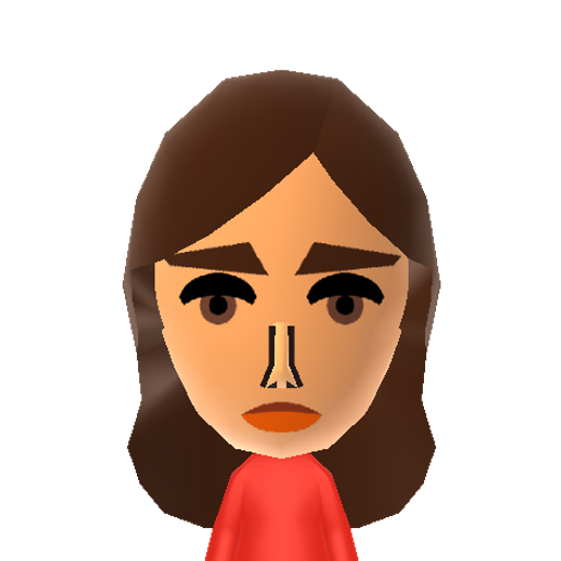 SalmaHayek Mii character: Mexican actress from movies such as "Desperado", "From Dusk Till Dawn", "Fools Rush In", "Dogma", and "Wild Wild West".