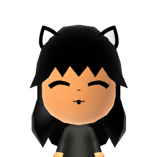 Cat Mii character preview