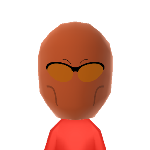 BurningMan Mii character: The unnamed, faceless villain that can catch on fire from Egoraptor's anime parody, "Girlchan in Paradise".