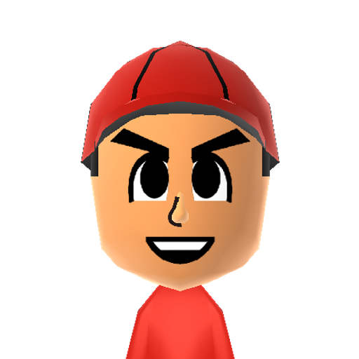 AshKetchum Mii character: He is a big trainer in his hometown Pallet Town. He always tries to catch all of the Pokemon but the evil Team Rocket sabotages him.