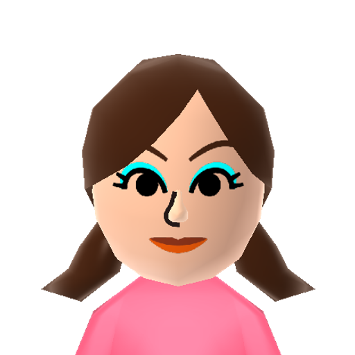 Pinki Mii character: These are extracted and derived from the Mii Central Miis from the 3DS Miitopia.
