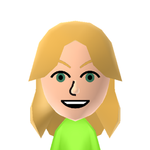 Olivia  Mii character: FBI character on the TV show Fringe. Played by Anna Torv.
