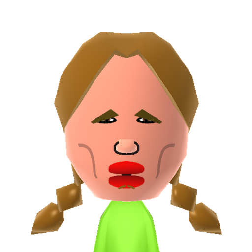 Jen Garner Mii character: Actress from "Alias", "Juno", "Pearl Harbor", and "Dude, Where's My Car?".