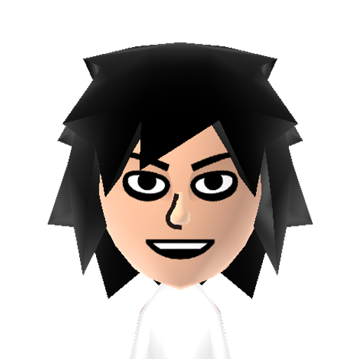 L.Lawlet Mii character: From the anime "Death Note"