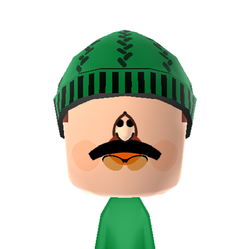 Hawk Mii character preview