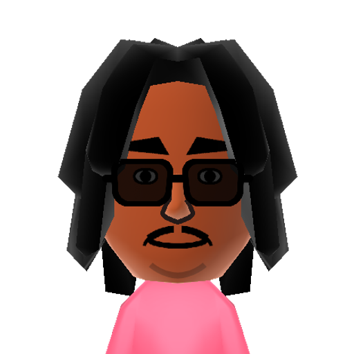 Tom Mii character: A Mii from Press Sports, a mod for Wii Sports.