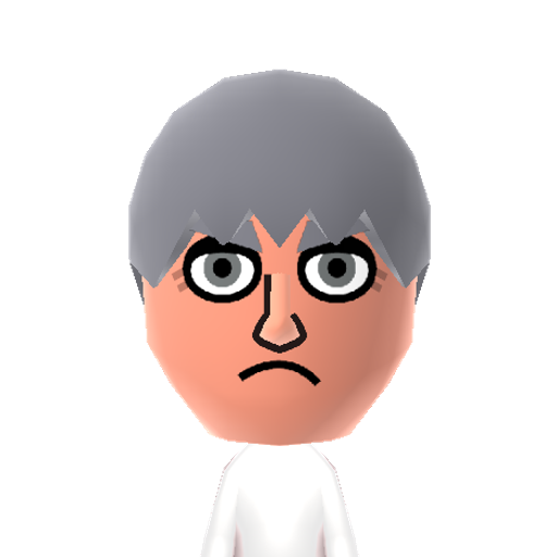 NINTENDO Mii character: A Mii found in unused WaraWara files